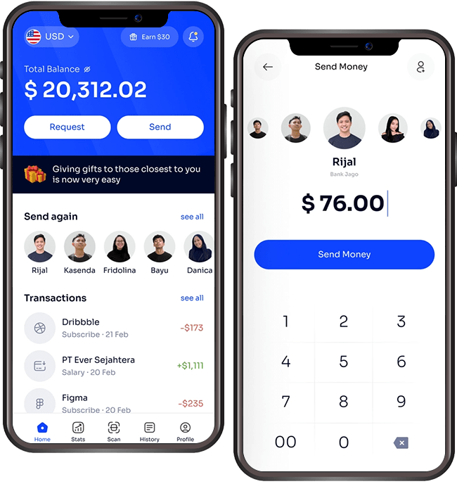 Closed-Ewallet-App