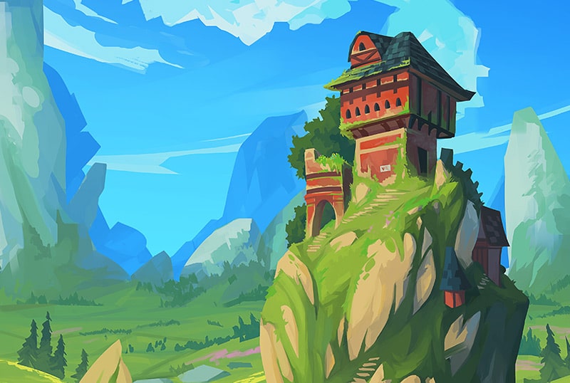 2D Background Art