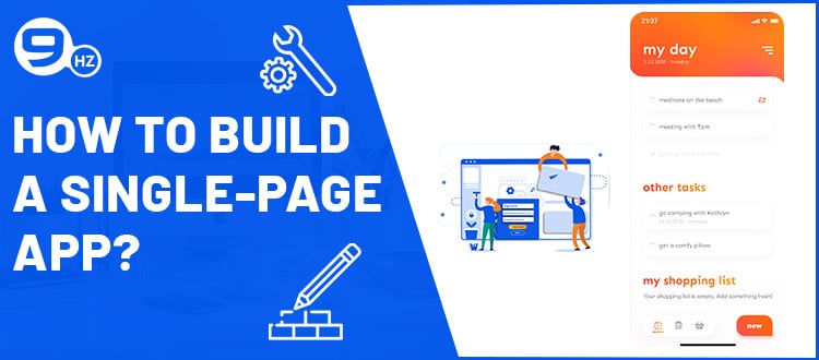 how to develop single page application
