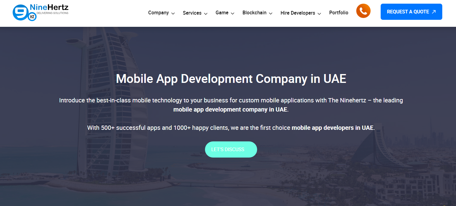 mobile app development company in UAE