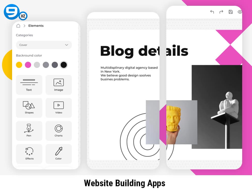 website building app ideas
