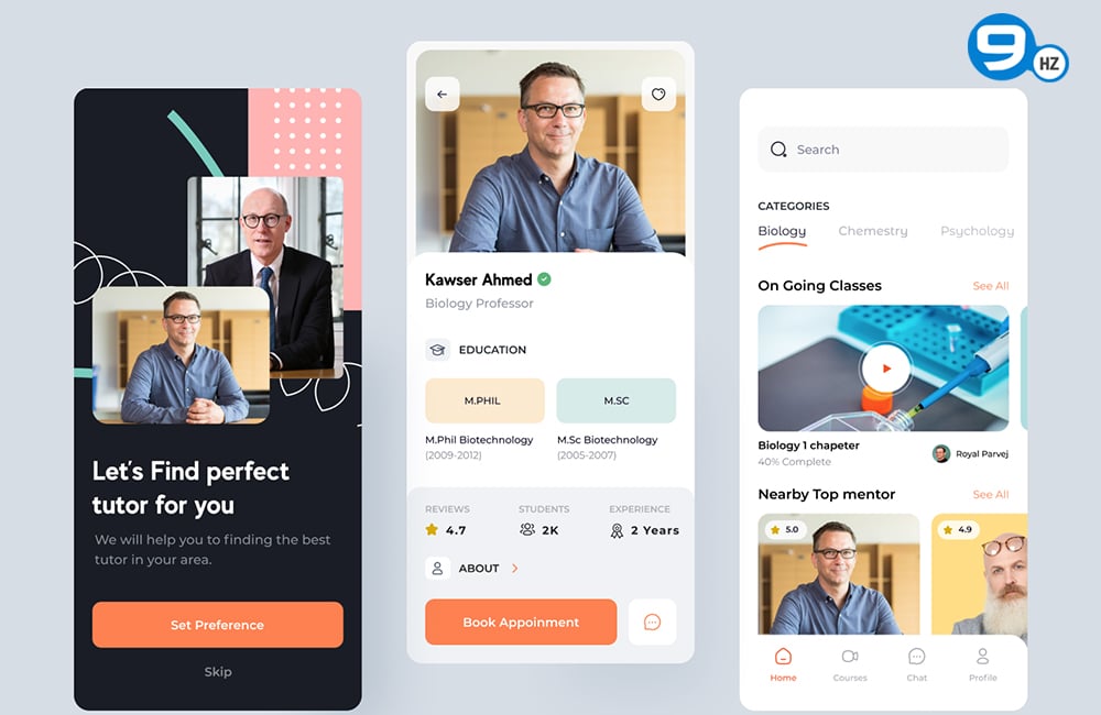 Features of Tutor App for Teachers