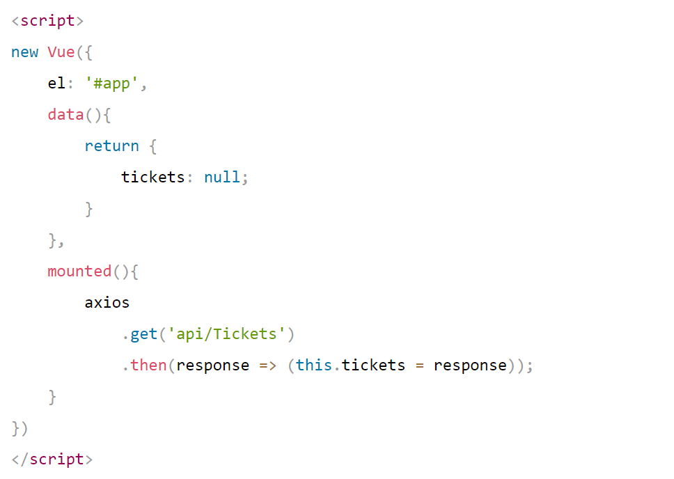 Fetching Data from an API Using Vue