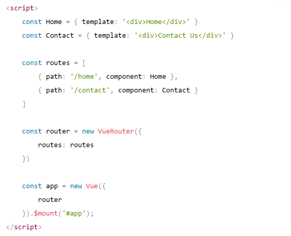 Routing in Vue