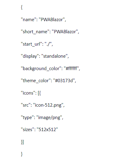 blazor pwa