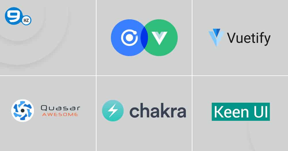 Vue UI Component frameworks