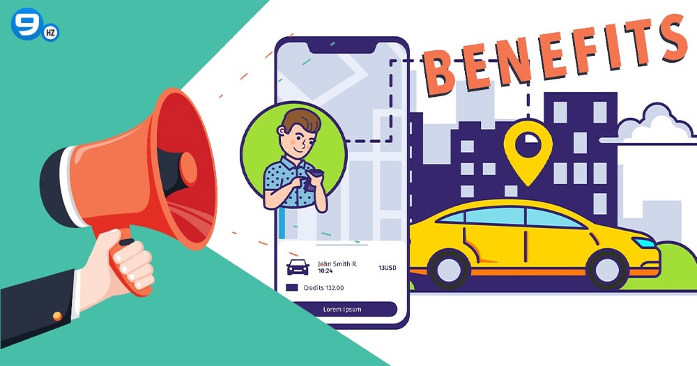 benefits of taxi booking app