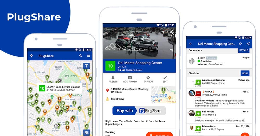 ev charging stations apps