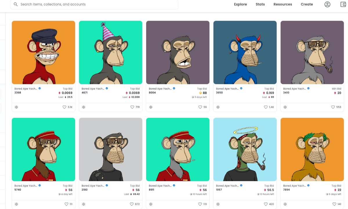Rarible NFT Marketplace Dashboard