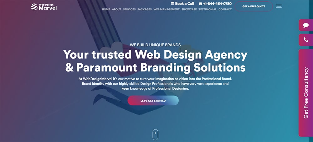 web design marvel