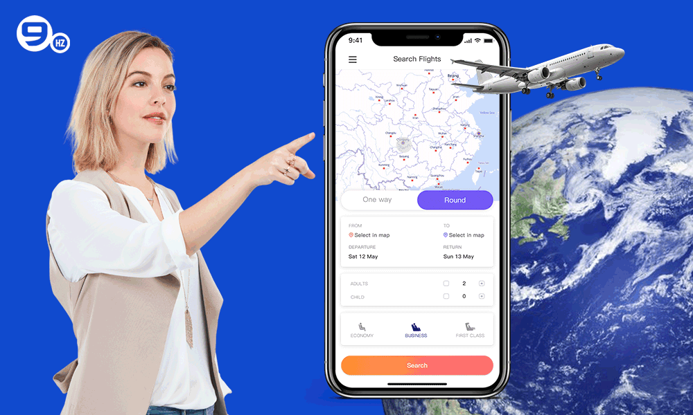 custom Flight Booking app development